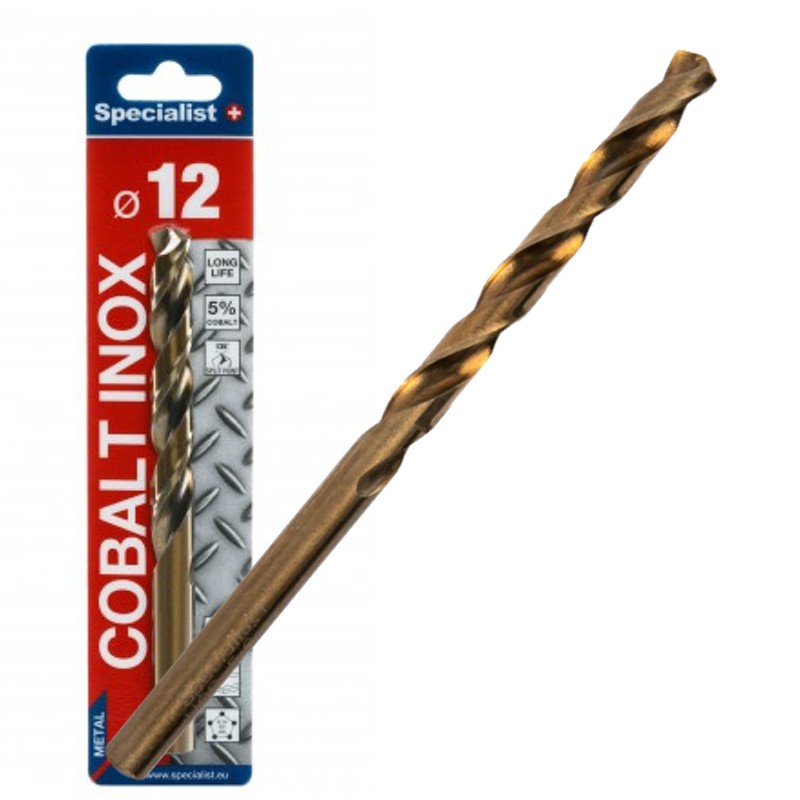 SPECIALIST+ metalo grąžtas COBALT, 12 mm