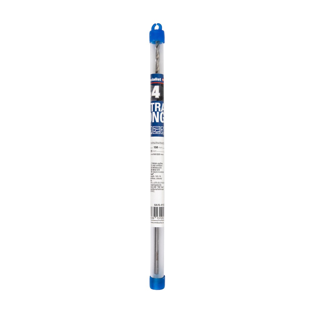 SPECIALIST+ metal drill bit EXTRA LONG DIN1869, 4x150x220 mm