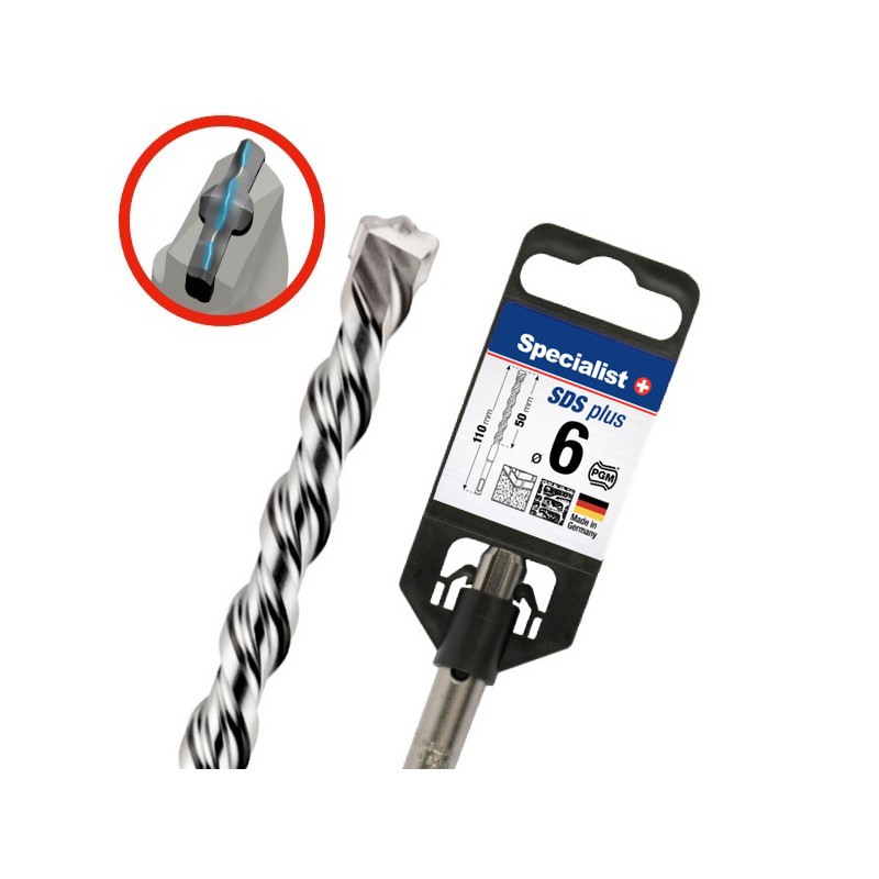 SPECIALIST+ SDS+ hammer drill bit, 6.0x50/110 mm