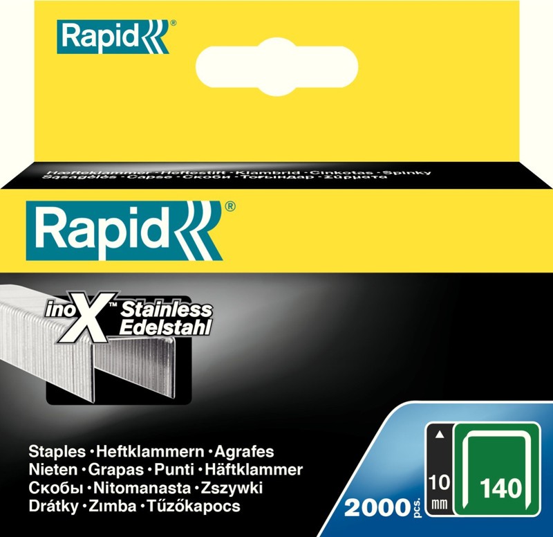 Rapid klambrid roostevabast terasest 140/10, 2000 tk