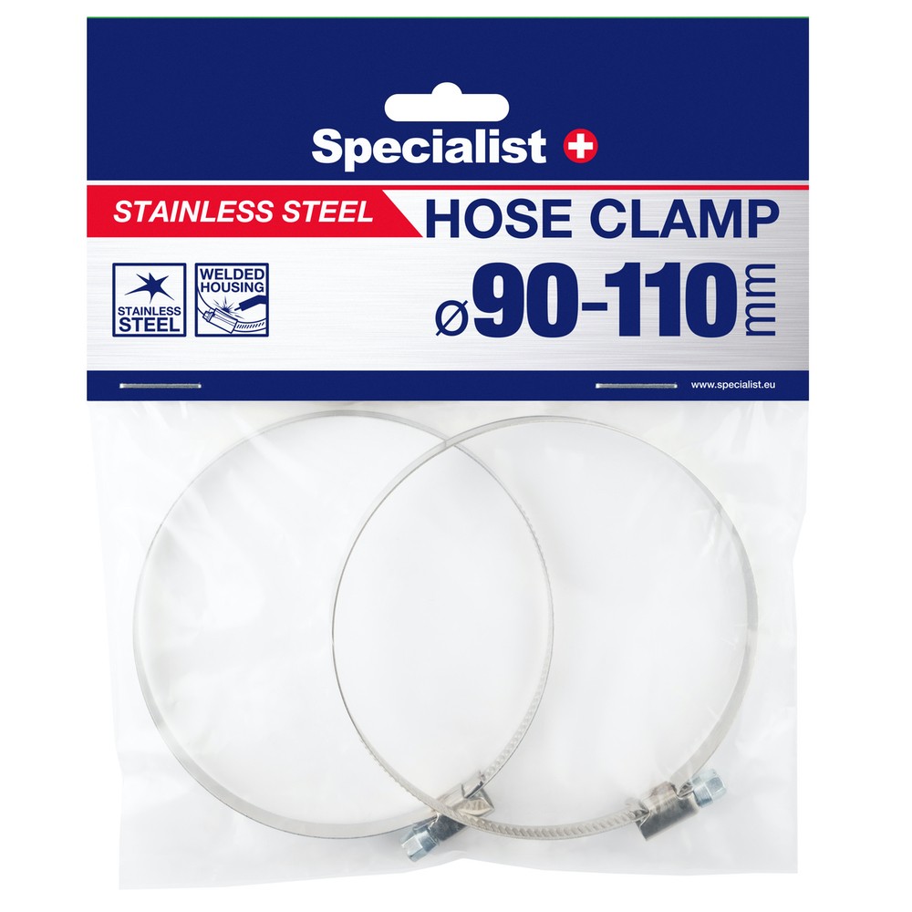 SPECIALIST+ roostevabast terasest klamber, 90-110 mm, 2tk
