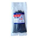 SPECIALIST+ nailonist kaabliside, must, 2.5x150 mm, 100 tk