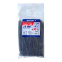 SPECIALIST+ nailonist kaabliside, must, 2.5x160 mm, 100 tk