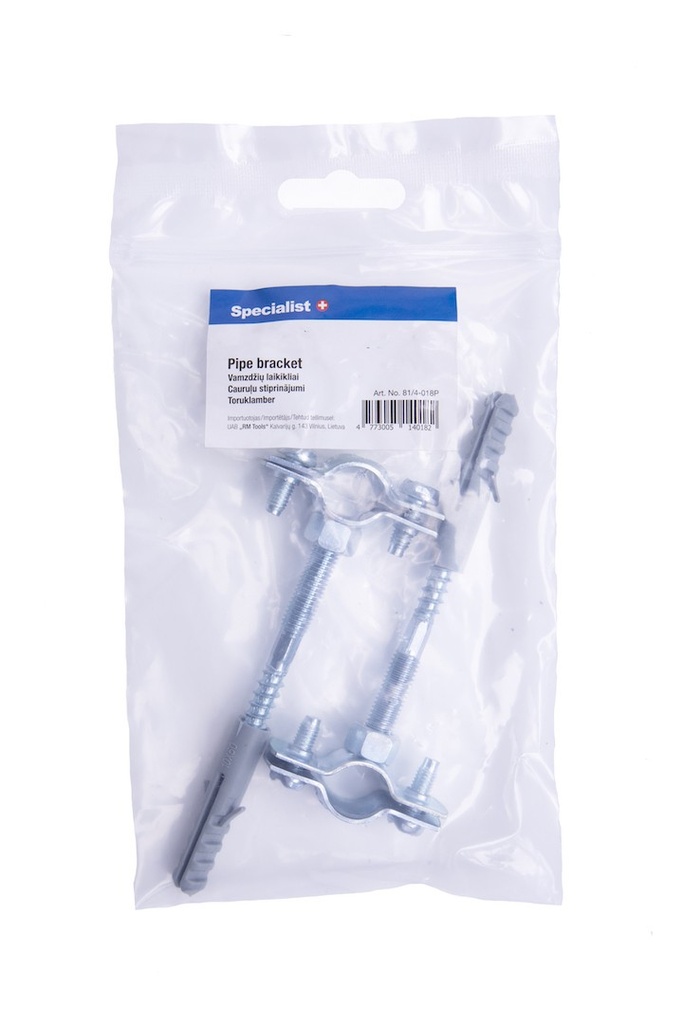 SPECIALIST+ pipe bracket, 107-112 mm, 4", 2 pcs