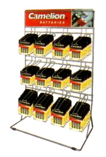 Camelion stends baterijām, 9 āķi
