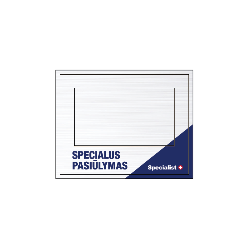 Specialist+ kaart „Eripakkumine“ 90x70 mm