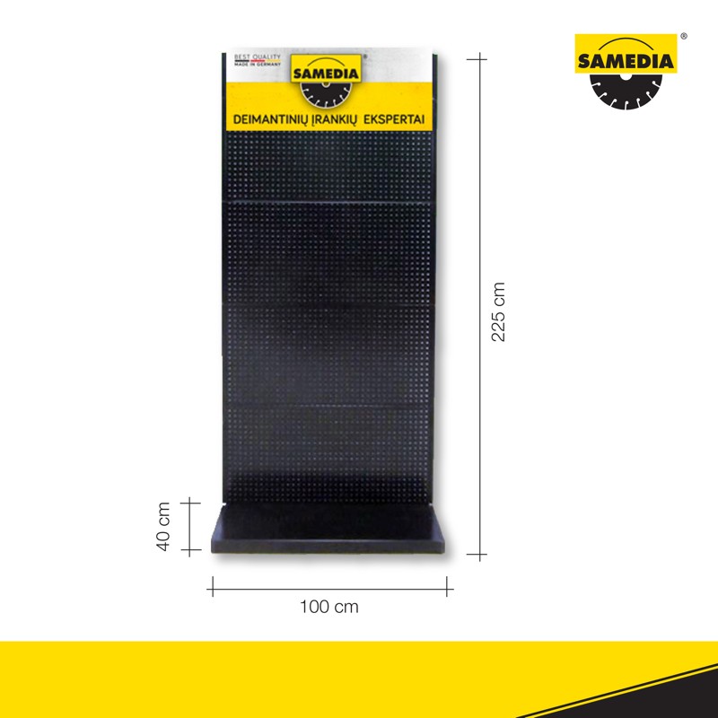 Samedia stends 1x2,25x0,4 m