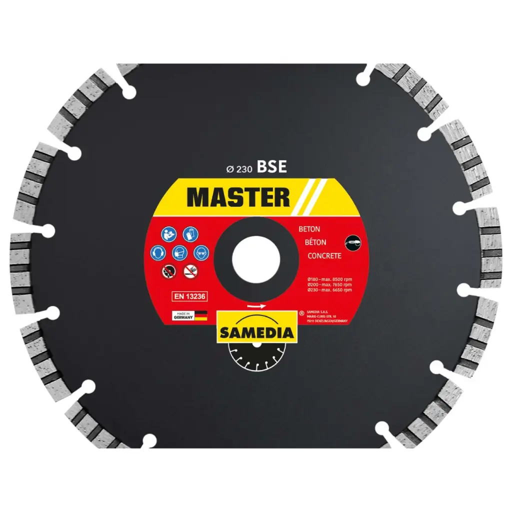 Diamond blade, BSE 450 x 25.4 mm, SAMEDIA
