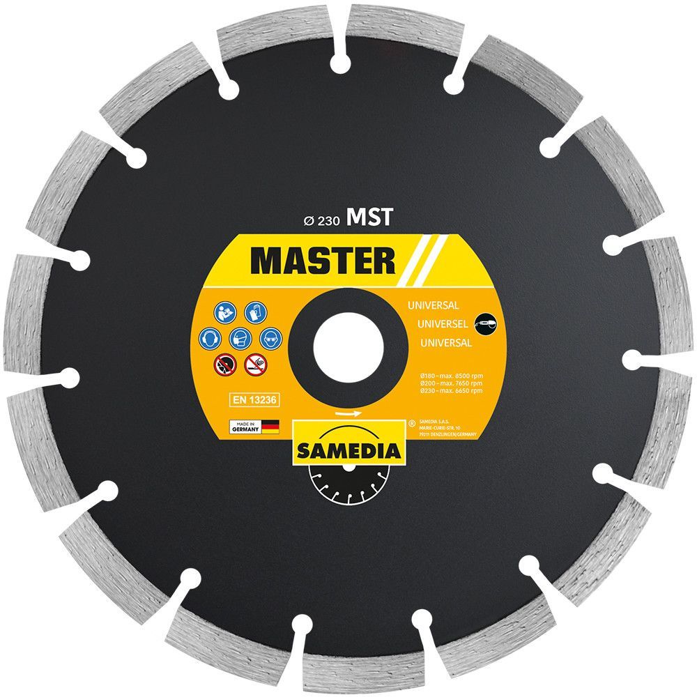 Diam. disc "SAMEDIA" MST 180x22.23