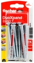Raamkinnitus kruviga  DuoXpand T 8x80 mm, 4 tk