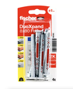 Raamkinnitus kruviga DuoXpand FUS 8x80 mm, 4 tk