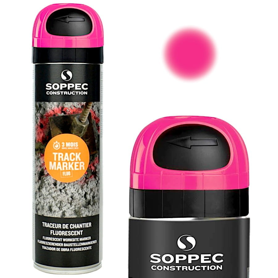 Track Marker ķiršu sarkanā marķējuma krāsa, Soppec 500 ml