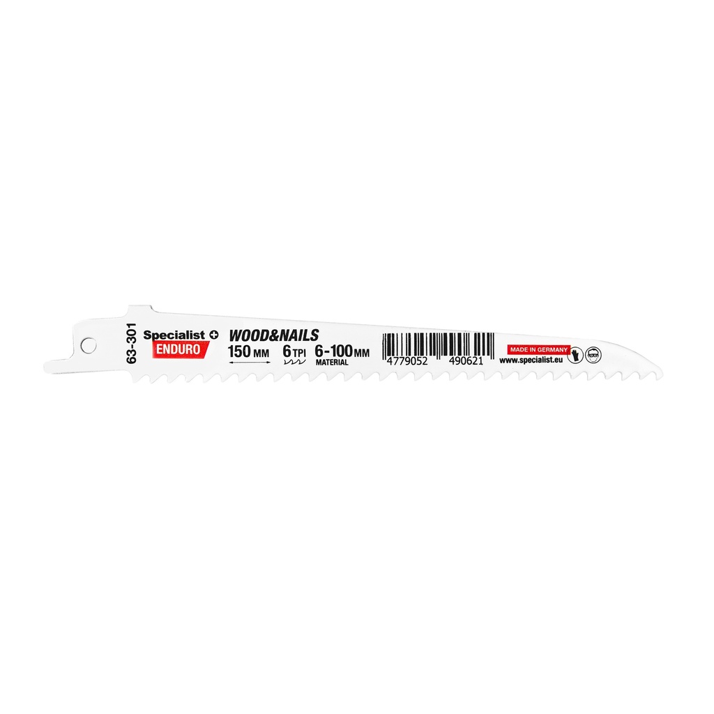 SPECIALIST+ metal reciprocating saw blade BI-METAL, 150 mm, 6 TPI
