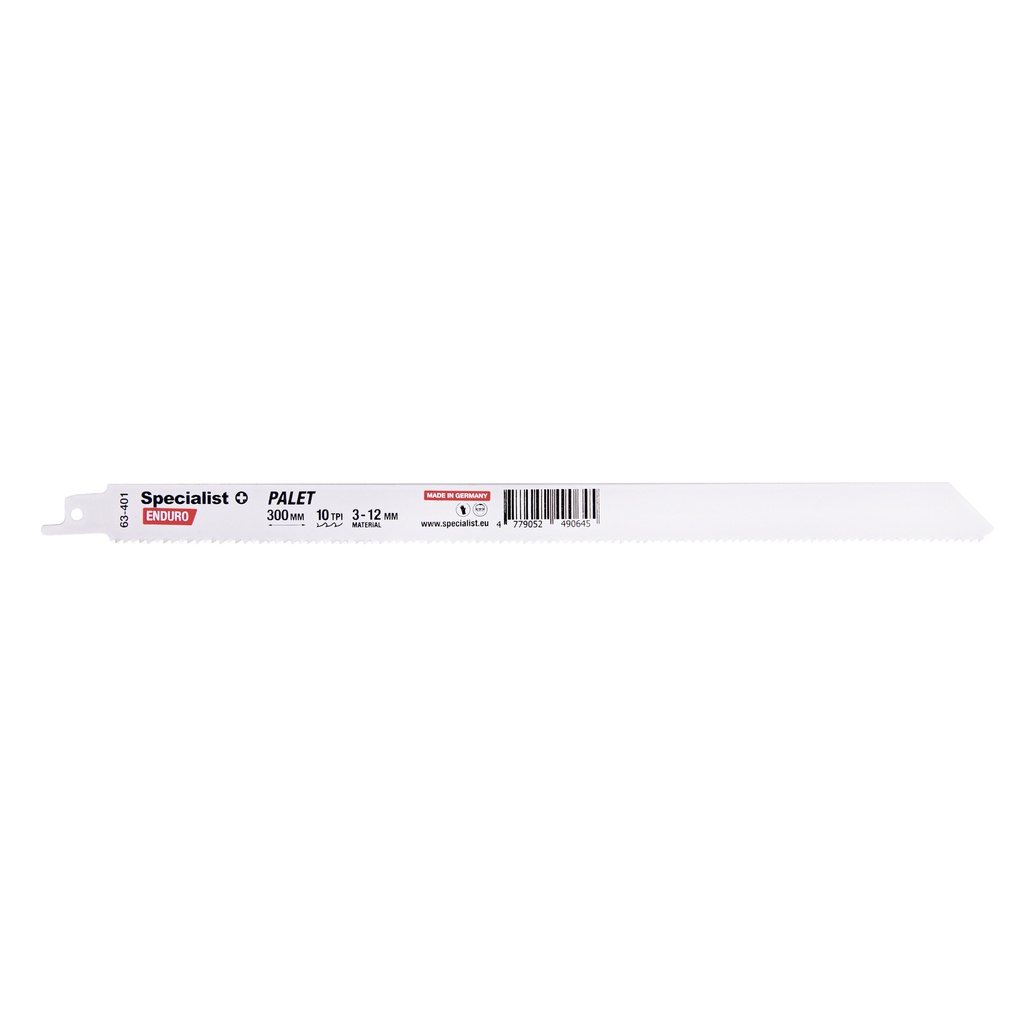 SPECIALIST+ tiigersae tera euroalusele, 300 mm, 10TPI