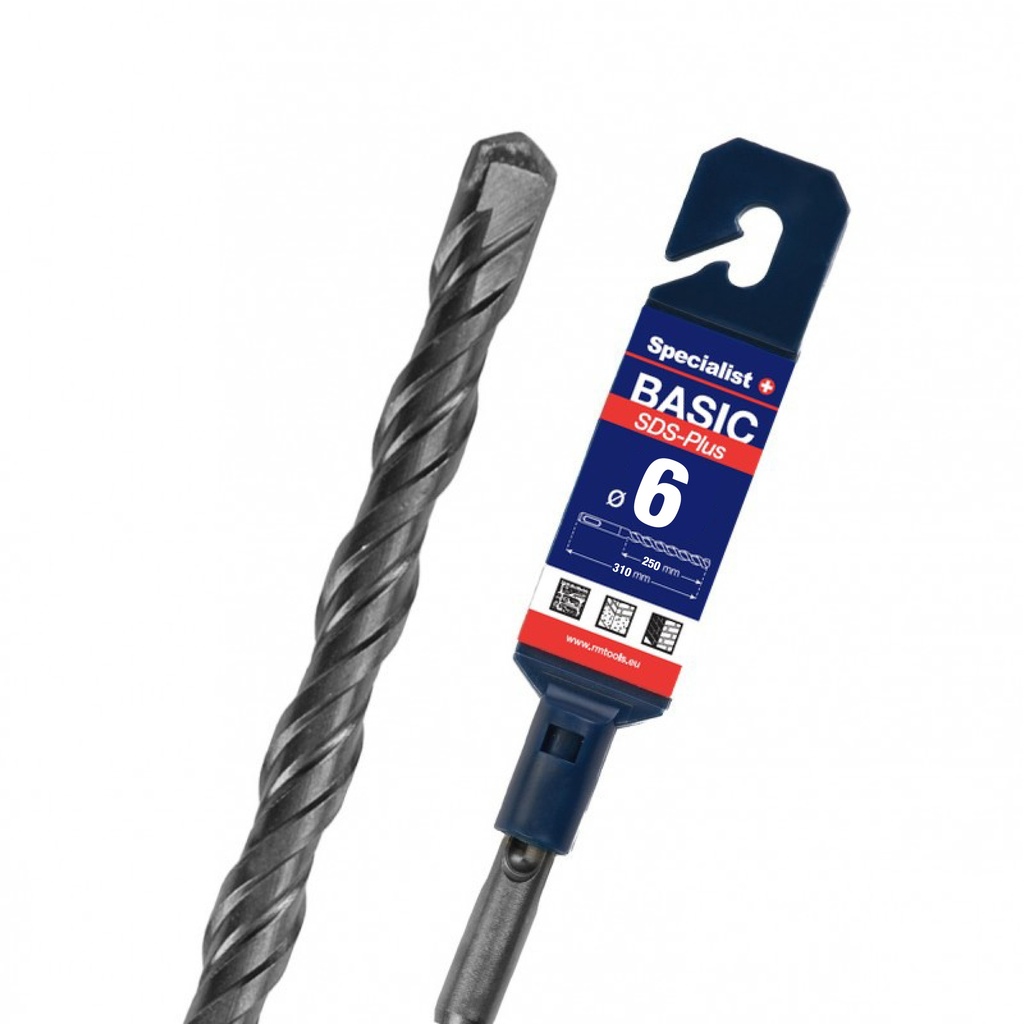 SPECIALIST+ SDS+ hammer drill bit BASIC, 6x250/310 mm
