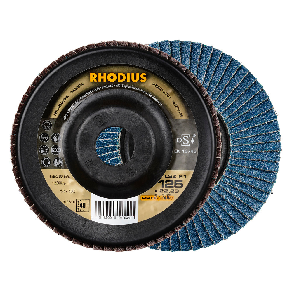 Rhodius 180 mm slīpēšanas disks, 180 mm. LSZ40