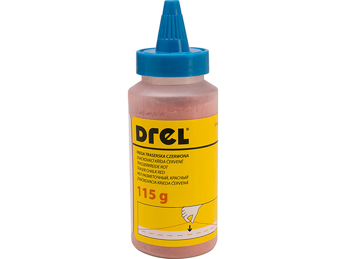 Raudona kreida DREL 115 g.