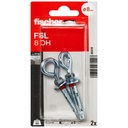 Fischer ankur O-kujulise konksuga FSL 8 OH, 2 tk