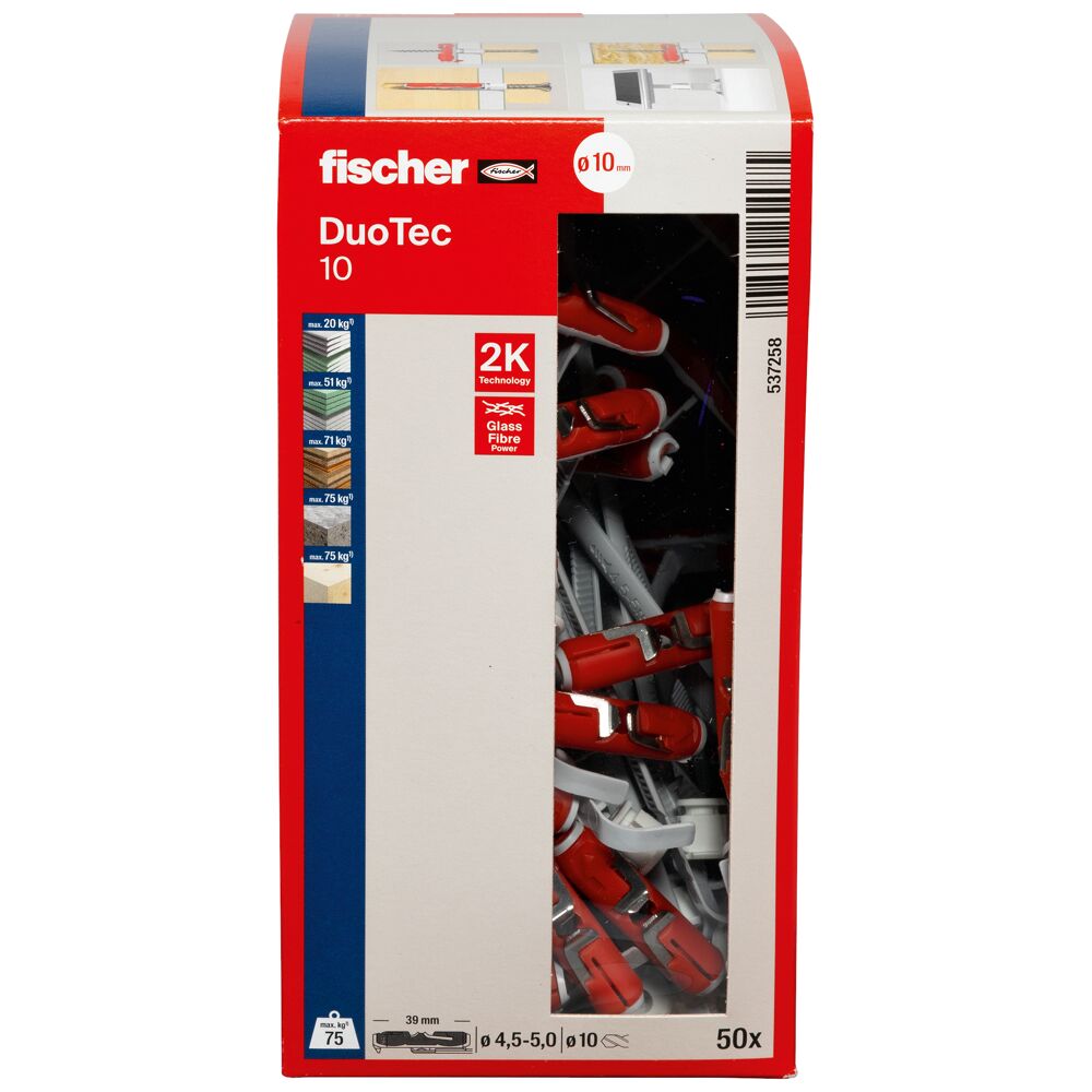 Kipsitüübel DUOTEC 10, 50 tk
