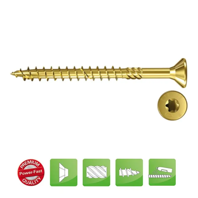 Medsraigčiai TX10 3,5x20, geltoni, FISHCER, 200 vnt.