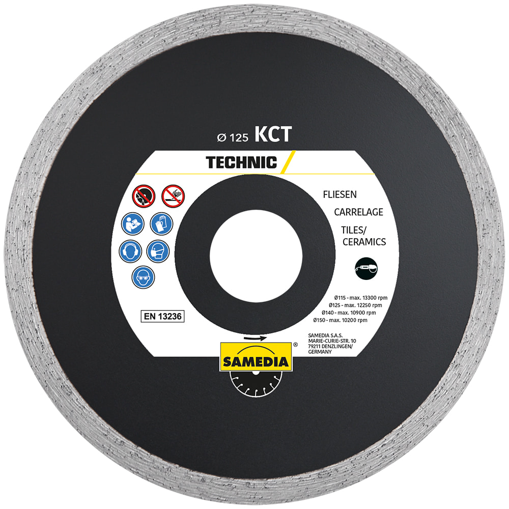 Diamond disc KCT 180x30/25.40x1.6 mm, SAMEDIA
