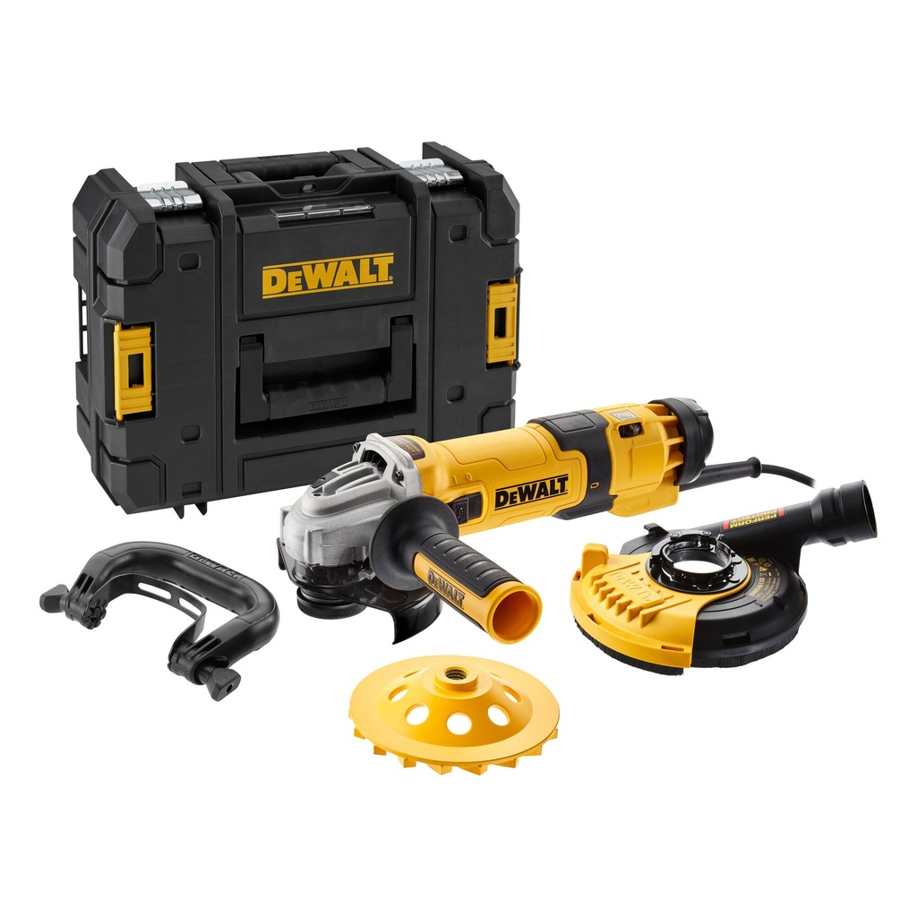 Leņķa slīpmašīna DeWalt DWE4257KT-QS; 1500W