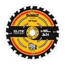 Pjov. diskas medienai DeWalt ELITE CSB 165x20mm 24T