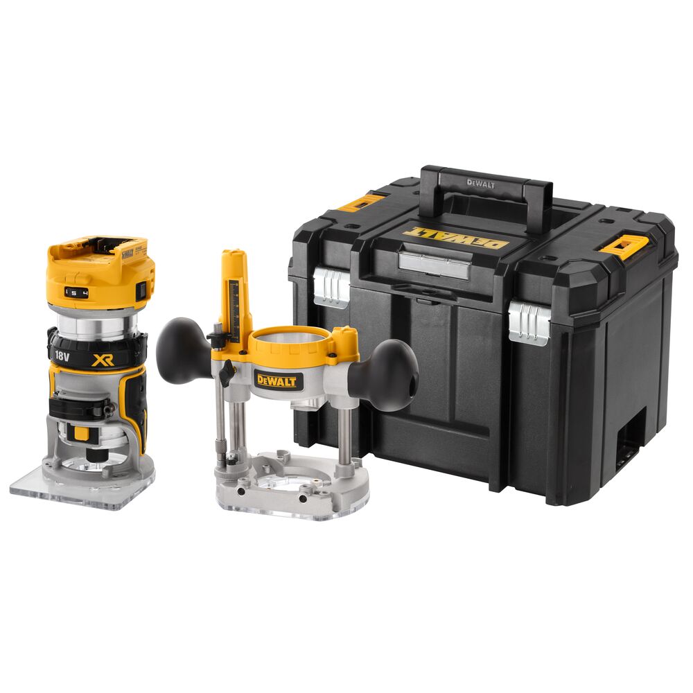 DeWALT DCW604NT akumuliatorinis frezuoklis