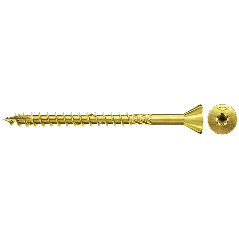 MDF board wood screw 4.0 x 60, 100 pcs.