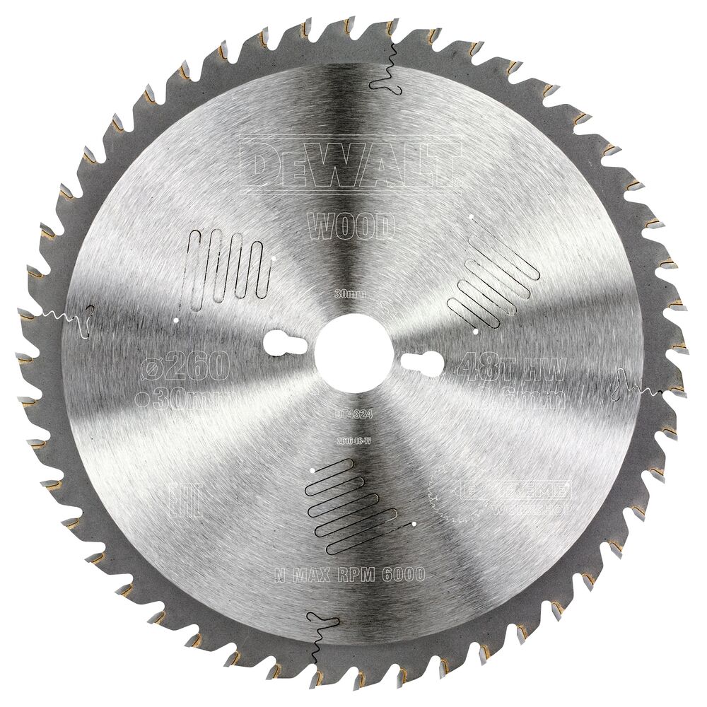Saeketas DeWalt 260mmx30mm 48T