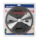 SPECIALIST+ TCT blade, 260x48Tx30 mm