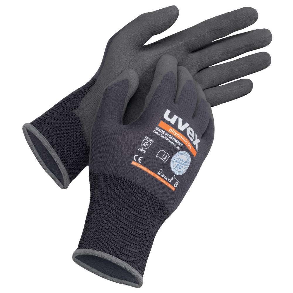 Safety gloves UVEX Phynomic Lite, size 9