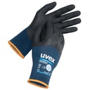 PU coated safety gloves UVEX Phynomic, size 9