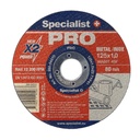 SPECIALIST+ metalli lõikeketas PRO, 125x1x22 mm