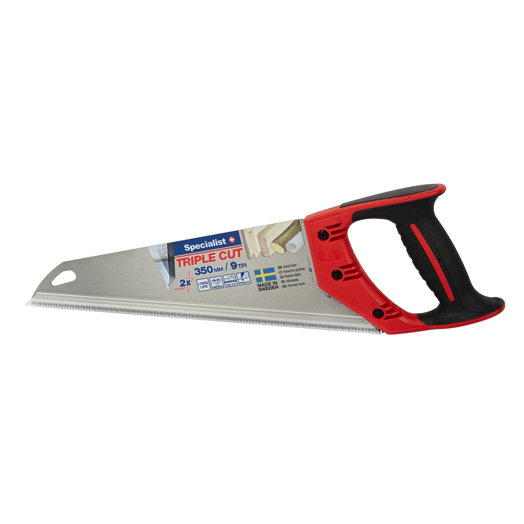 SPECIALIST+ hand saw TRIPLE CUT 350mm, 9TPI