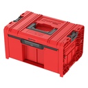 QBRICK PRO įrankių dėžė su stalčiumi 2.0 EXPERT RED