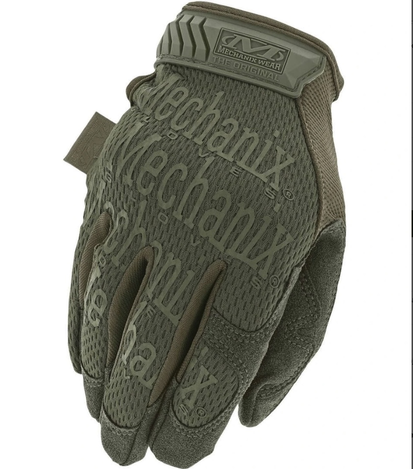 Pirštinės Mechanix The Original® Olive Drab M dydis. Velcro, dirbtinė oda, TrekDry®