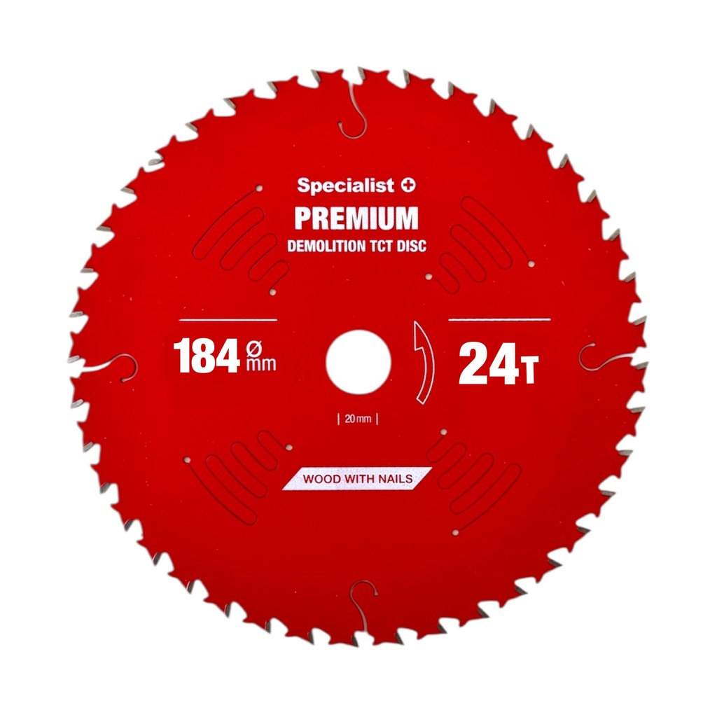 SPECIALIST+ cutting disc Demolition 184x24Tx20/16mm