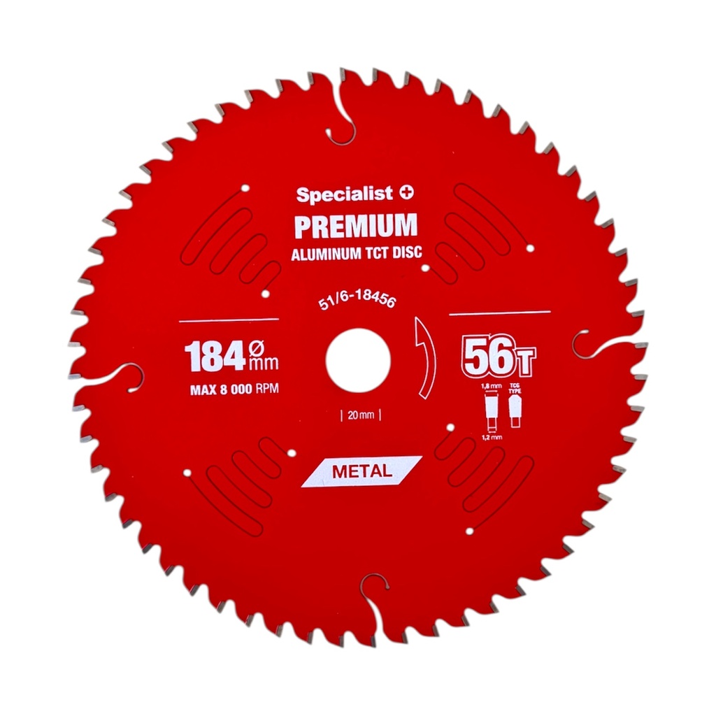 SPECIALIST+ pjovimo diskas Aluminium 184x56Tx20/16mm