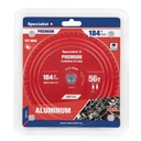 Griešanas disks 184x56Tx20/16mm, Aluminium PREMIUM, SPECIALIST+