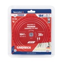 Pjovimo diskas 184x36Tx20/16mm, Sandwich PREMIUM, SPECIALIST+