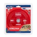Pjovimo diskas 190x40Tx30mm, Demolition PREMIUM, SPECIALIST+