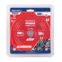 Griešanas disks 190x56Tx30mm, Aluminium PREMIUM, SPECIALIST+