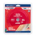 Pjovimo diskas 216x60Tx30mm, Multimaterial PREMIUM, SPECIALIST+ 