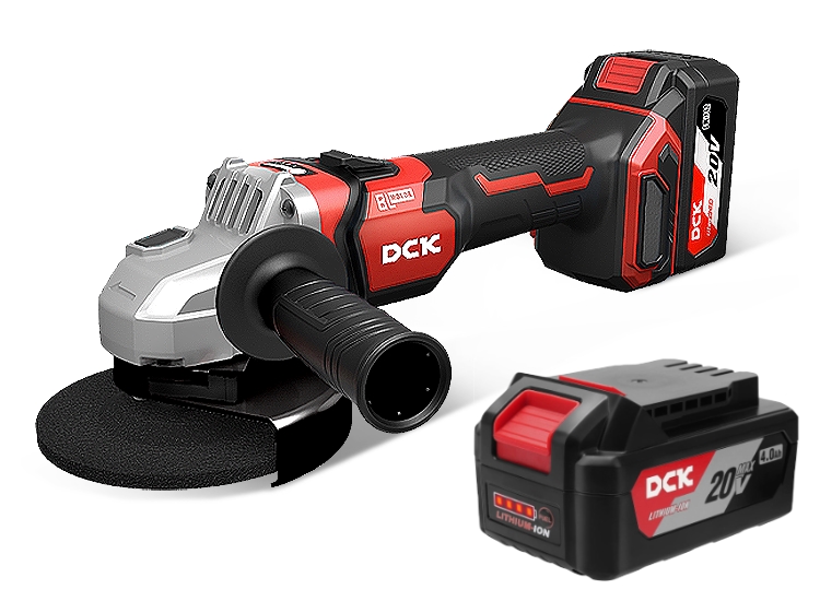 Cordless brushless angle grinder 125mm, 20V, KDSM04-125EK, DCK (2x4,0Ah battery, charger)