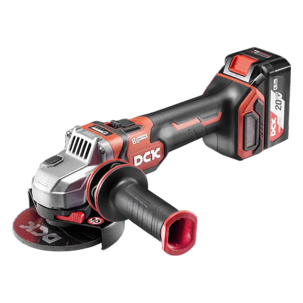 Harjadeta akunurklihvija 125mm, 20V, KDSM04-125FK, DCK (2 × 5.0Ah aku, laadija)