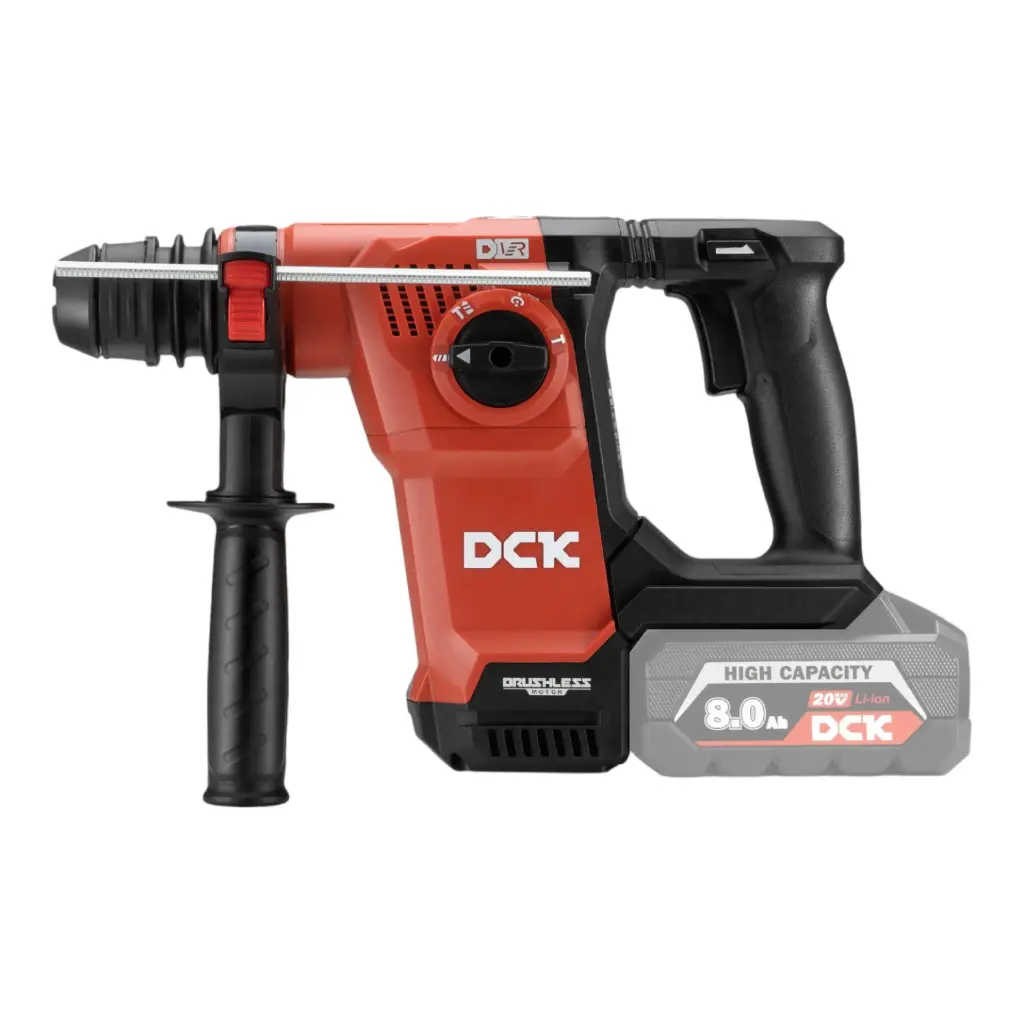 Cordless brushless rotary hammer SDS+, 2,8J, 20V, KRH20V-26Z, DCK (without battery and charger)