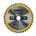 Wood Cutting Disc 216x30x40T, DeWALT
