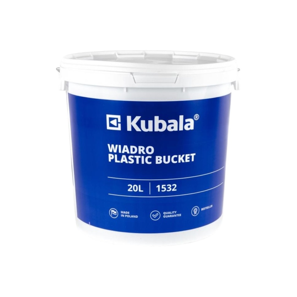 Plastic Bucket with Lid 33 L, Kubala