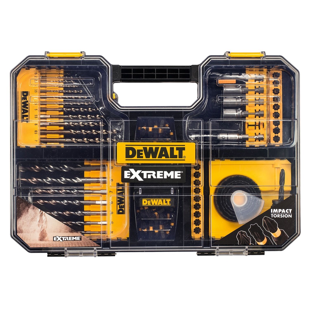 EXTREME Bit and Drill Set, DeWALT, 100 pcs.
